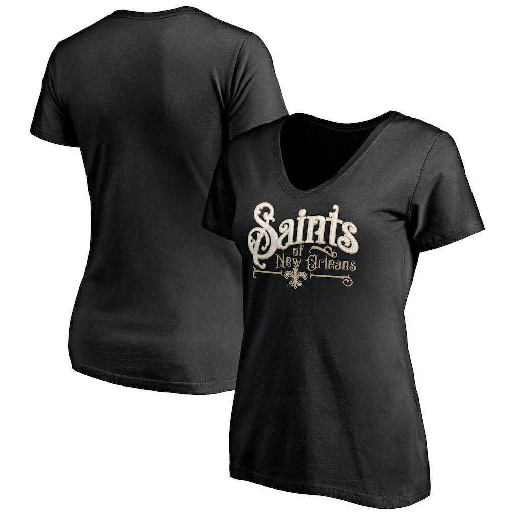 Women's Hometown Collection V-Neck T-Shirt - New Orleans Saints T-shirts