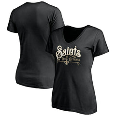 Women's Hometown Collection V-Neck T-Shirt - New Orleans Saints T-shirts