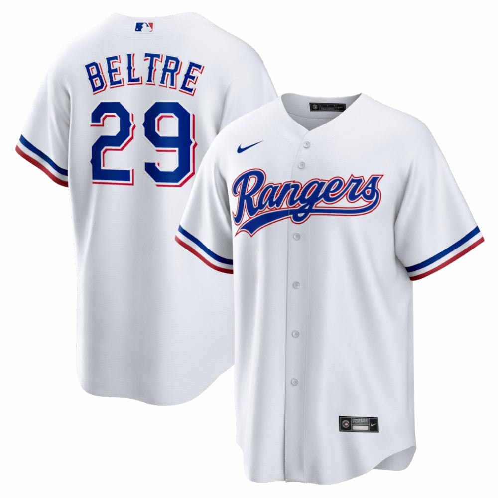 White Adrian Beltre Texas Rangers Nike Home Retired Player Replica Jersey