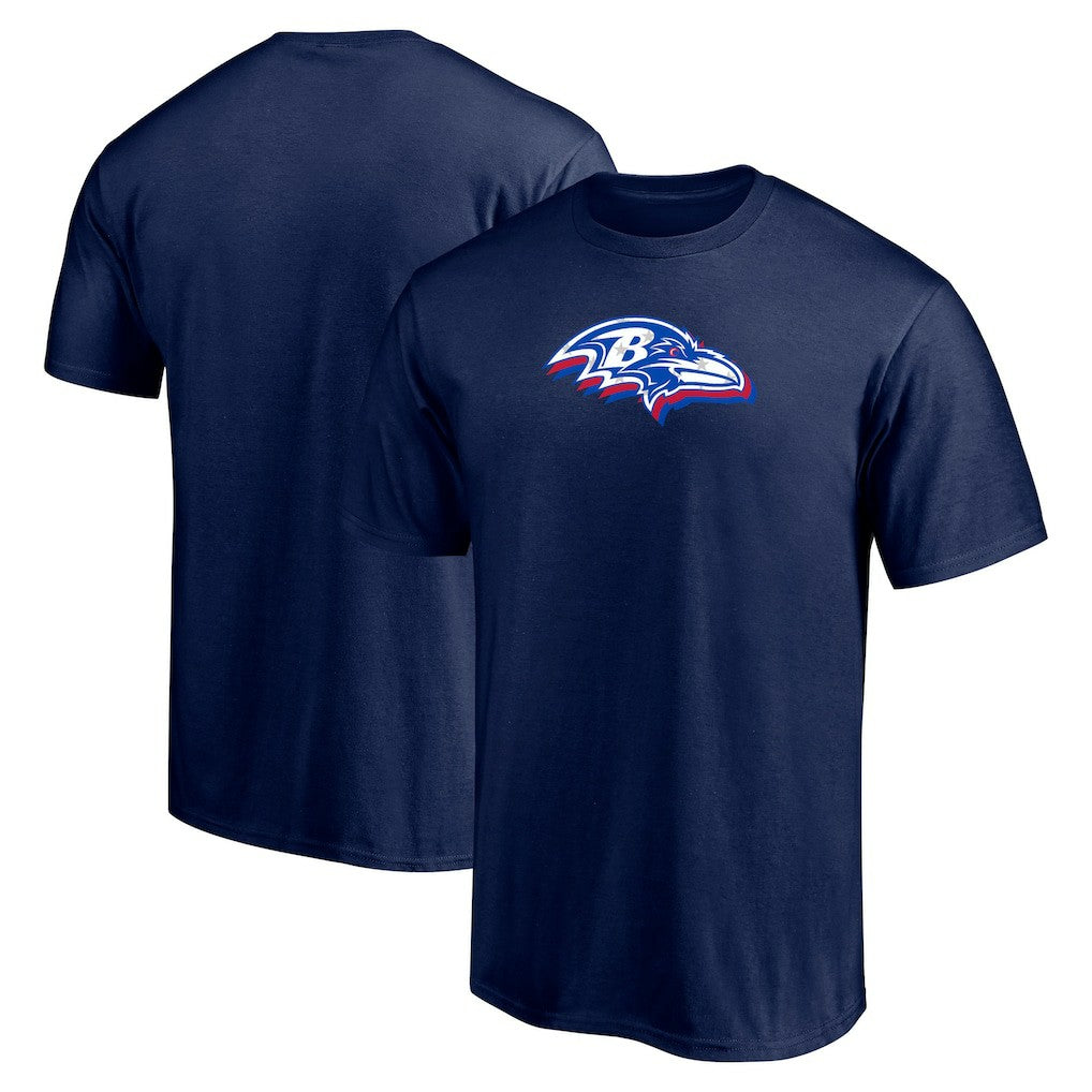 Red White and Team T-Shirt - Baltimore Ravens T-shirts