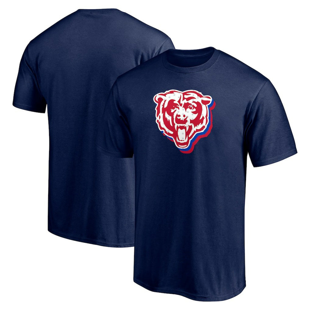 Red White and Team T-Shirt - Chicago Bears T-shirts