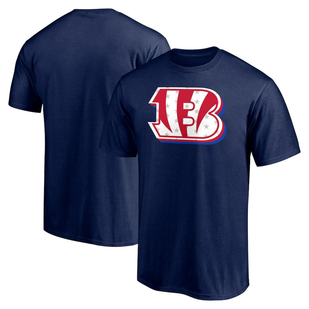 Red White and Team T-Shirt - Cincinnati Bengals T-shirts