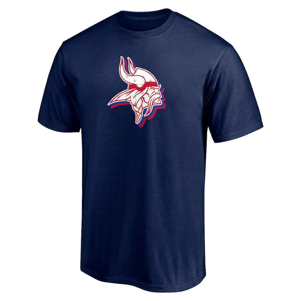 Red White and Team T-Shirt - Minnesota Vikings T-shirts