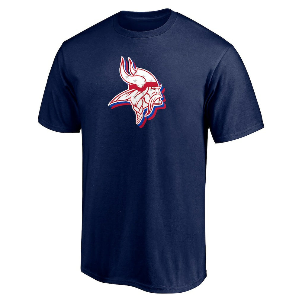 Red White and Team T-Shirt - Minnesota Vikings T-shirts