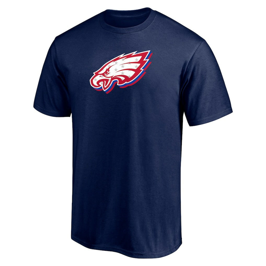 Red White and Team T-Shirt - Philadelphia Eagles T-shirts