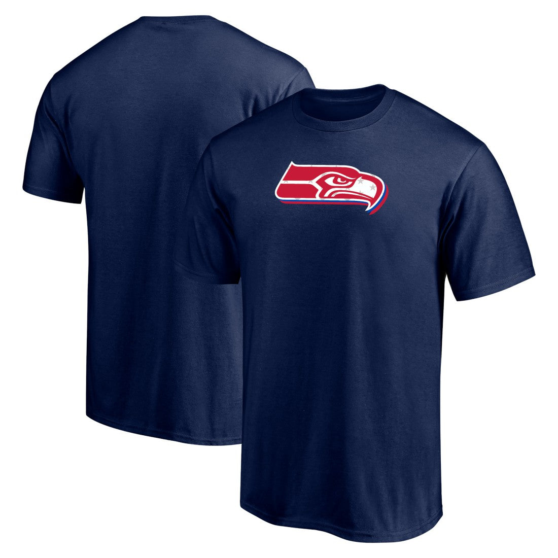 Red White and Team T-Shirt - Seattle Seahawks T-shirts
