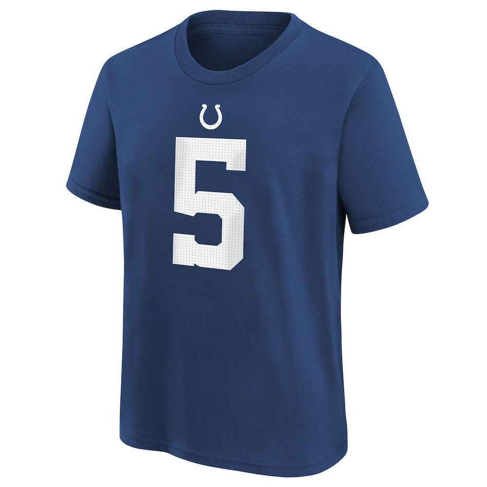 Anthony Richardson Sr.  Youth Player Name & Number T-Shirt - Indianapolis Colts T-shirts