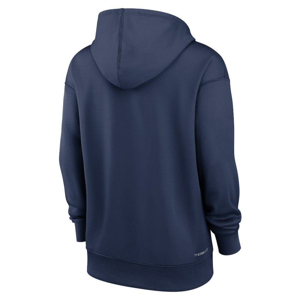 Navy Houston Astros Nike Women's Authentic Collection Performance Pullover Hoodie