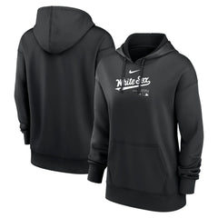 Black Chicago White Sox Nike Women's Authentic Collection Performance Pullover Hoodie