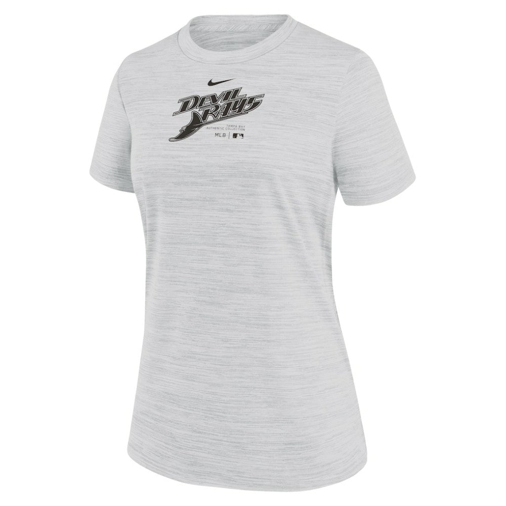 White Tampa Bay Rays Nike Women's Authentic Collection Velocity Performance T-Shirt