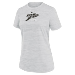 White Tampa Bay Rays Nike Women's Authentic Collection Velocity Performance T-Shirt
