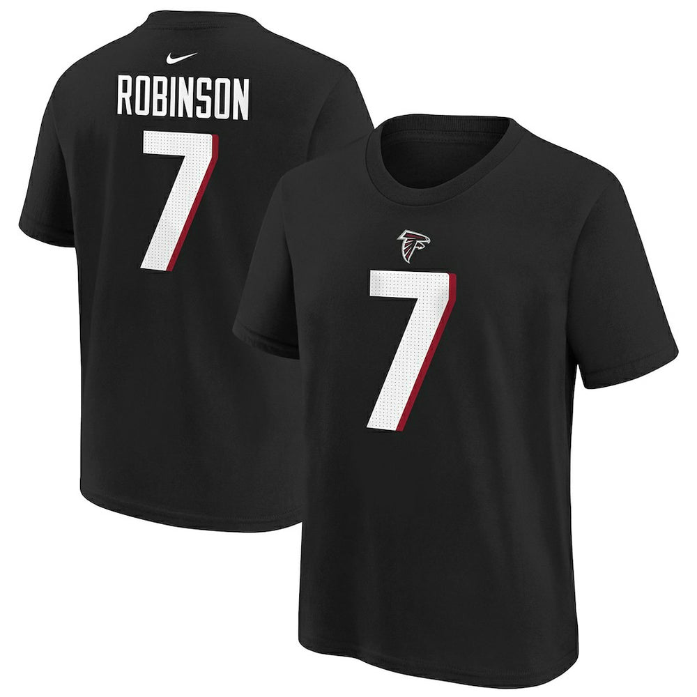Bijan Robinson  Youth Player Name & Number T-Shirt - Atlanta Falcons T-shirts