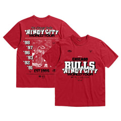 Mitchell & Ness Chicago Bulls Bleacher Report x  Unisex World Tour T-Shirt sale