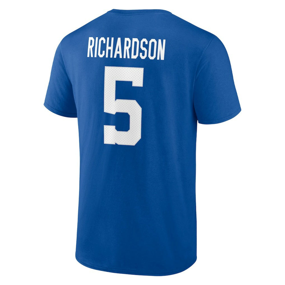 Anthony Richardson  Icon Name & Number T-Shirt - Indianapolis Colts T-shirts