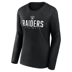 Women's Plus Size Foiled Play Long Sleeve T-Shirt - Las Vegas Raiders T-shirts