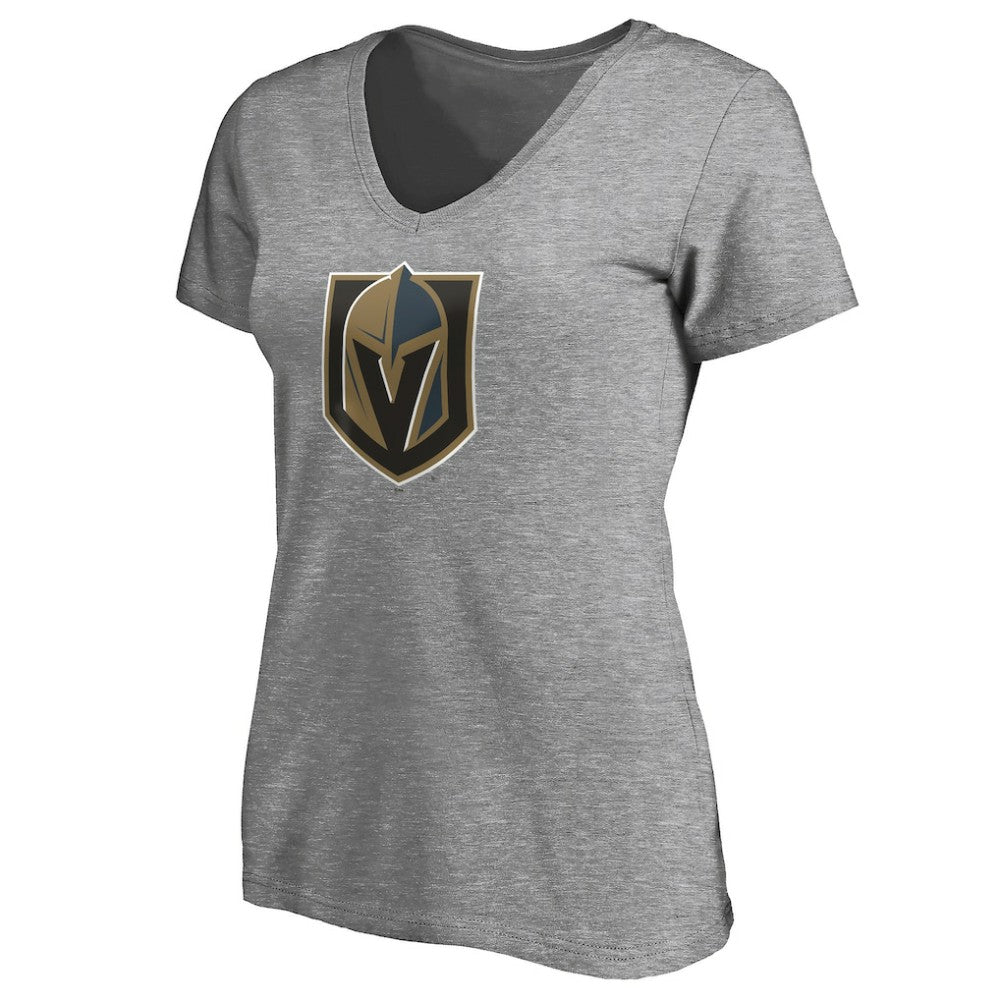 NHL Vegas Golden Knights Women's Primary Logo V-Neck T-Shirt