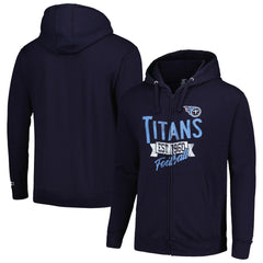 Starter Domestic Post Season Full-Zip Hoodie - Tennessee Titans Hoodies