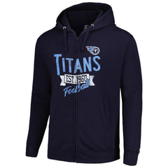 Starter Domestic Post Season Full-Zip Hoodie - Tennessee Titans Hoodies
