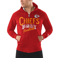 Starter Domestic Post Season Full-Zip Hoodie - Kansas City Chiefs Hoodies