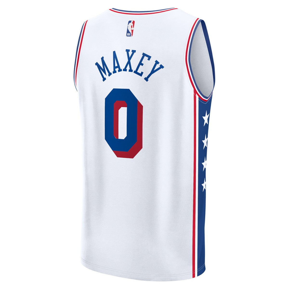 Fanatics Tyrese Maxey Philadelphia 76ers Fast Break Replica Player Jersey
