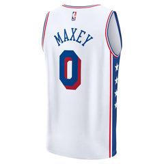 Fanatics Tyrese Maxey Philadelphia 76ers Fast Break Replica Player Jersey