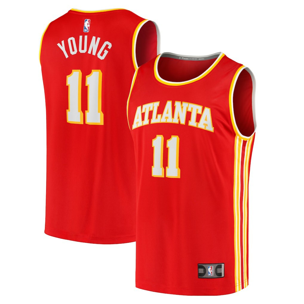 Fanatics Trae Young Atlanta Hawks Fast Break Replica Jersey