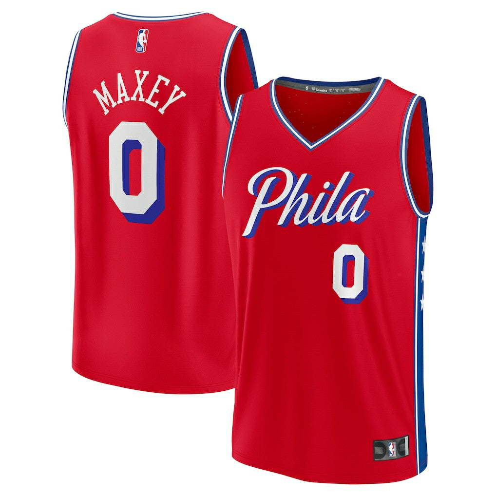 Fanatics Tyrese Maxey Philadelphia 76ers Fast Break Replica Player Jersey sale