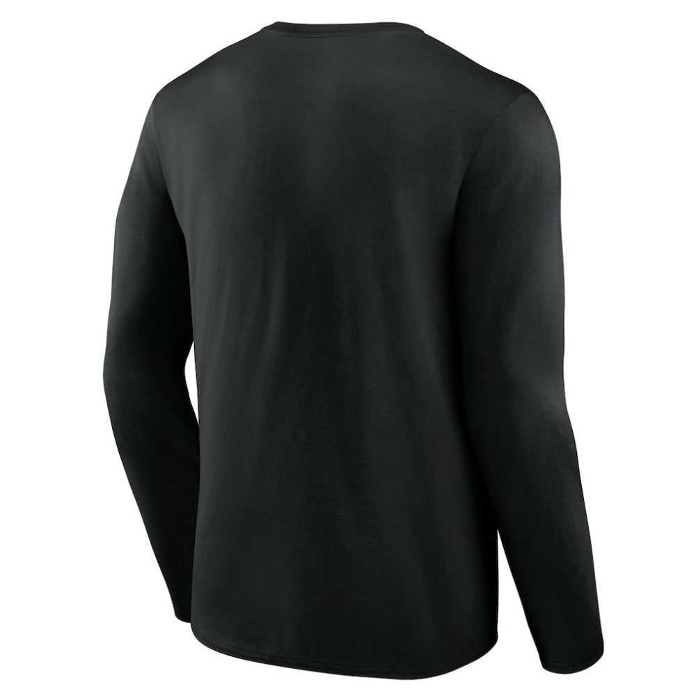 Black Colorado Rockies Logo Athletic Heart & Soul Long Sleeve T-Shirt