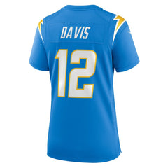 Derius Davis  Women's Team Game Jersey - Los Angeles Chargers Jerseys