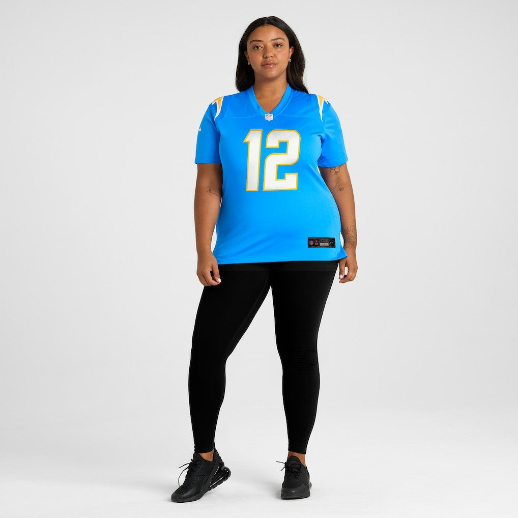 Derius Davis  Women's Team Game Jersey - Los Angeles Chargers Jerseys