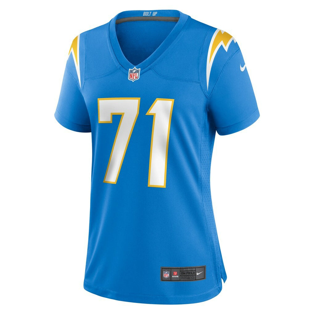 Jordan McFadden  Women's Team Game Jersey - Los Angeles Chargers Jerseys