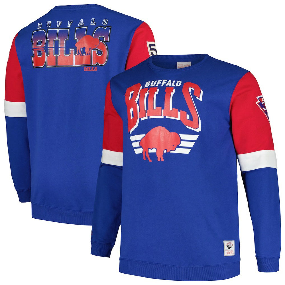 Big & Tall Fleece Pullover Sweatshirt - Buffalo Bills Pullover