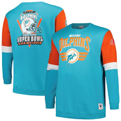 Big & Tall Fleece Pullover Sweatshirt - Miami Dolphins Pullover
