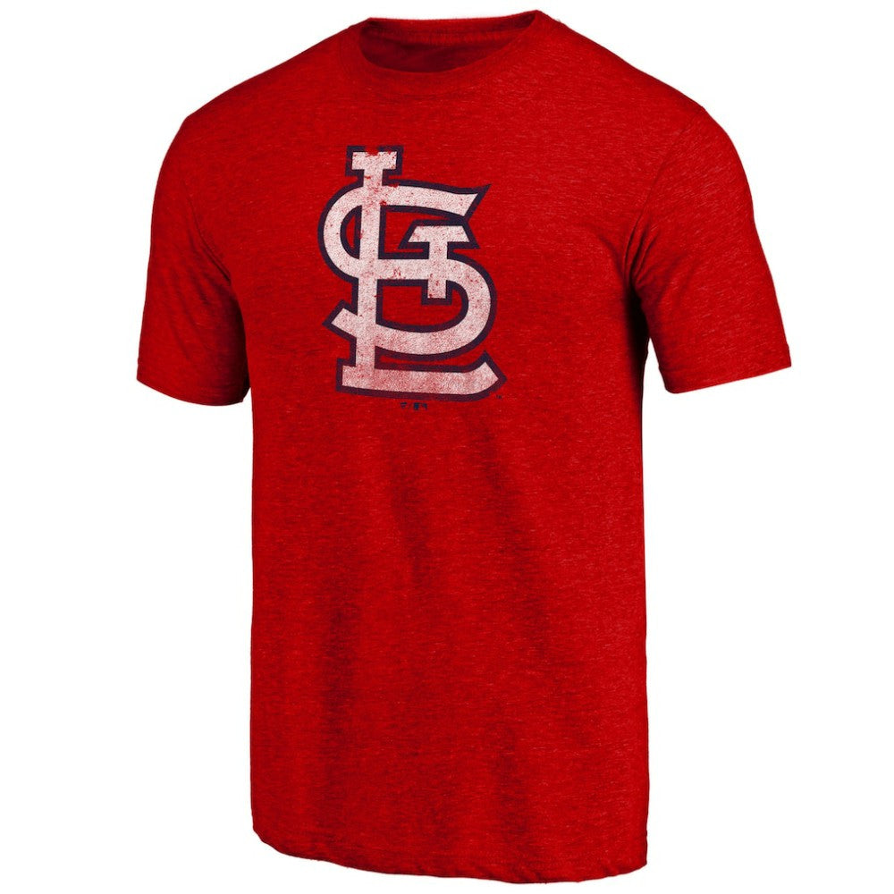 Heather Red St. Louis Cardinals Greatest Dad Tri-Blend T-Shirt