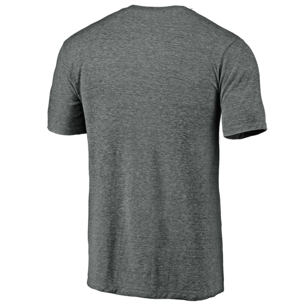 Heather Gray Boston Red Sox Official Logo Tri-Blend T-Shirt
