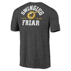 Heather Charcoal San Diego Padres Hometown Collection Swing Away Tri-Blend T-Shirt