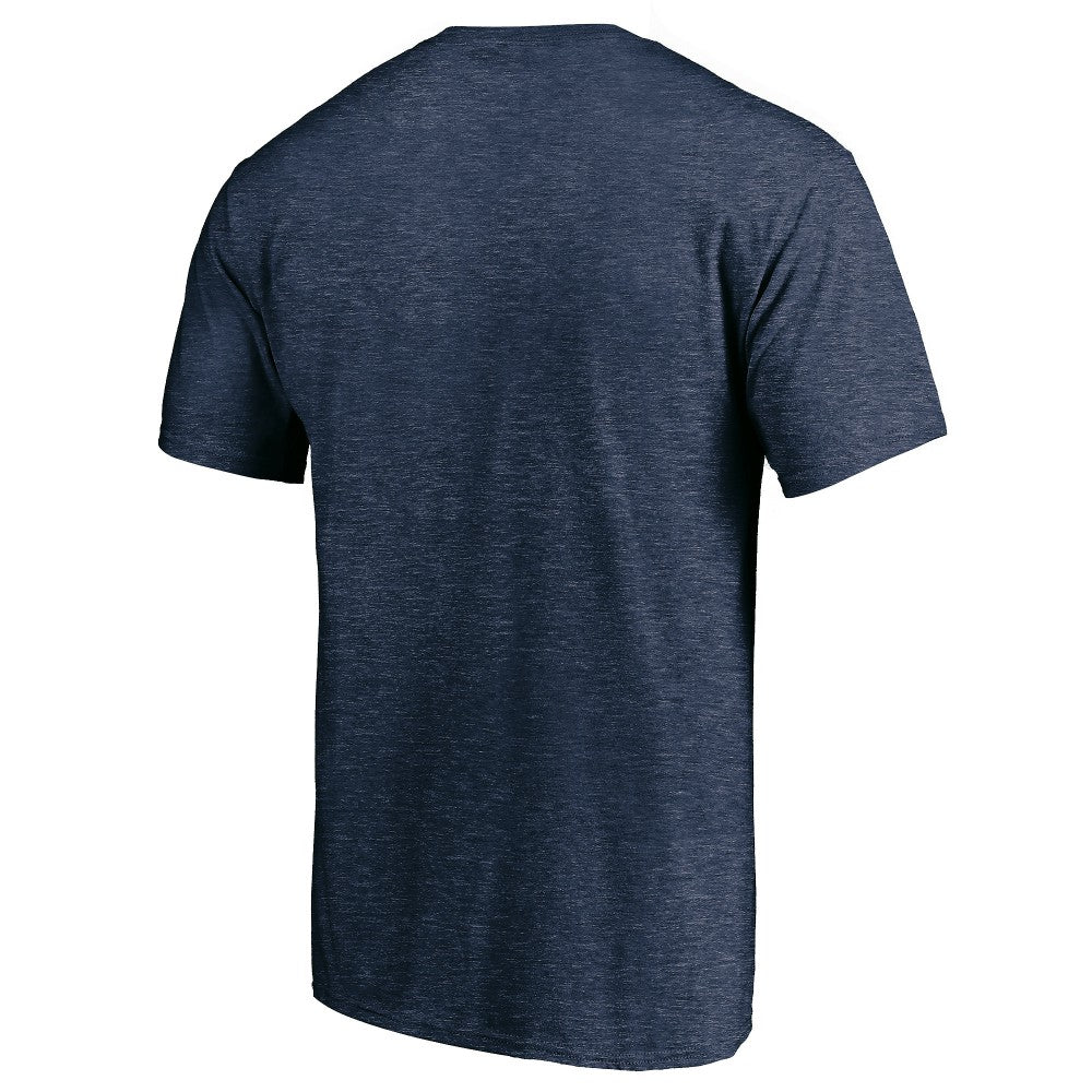 Heather Navy Minnesota Twins Cooperstown Collection Throwback Logo Tri-Blend T-Shirt