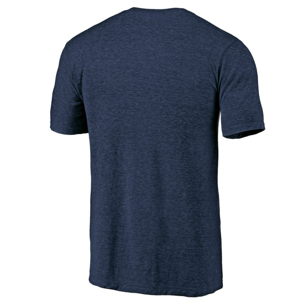 Heather Navy Houston Astros Cooperstown Collection Logo Tri-Blend T-Shirt
