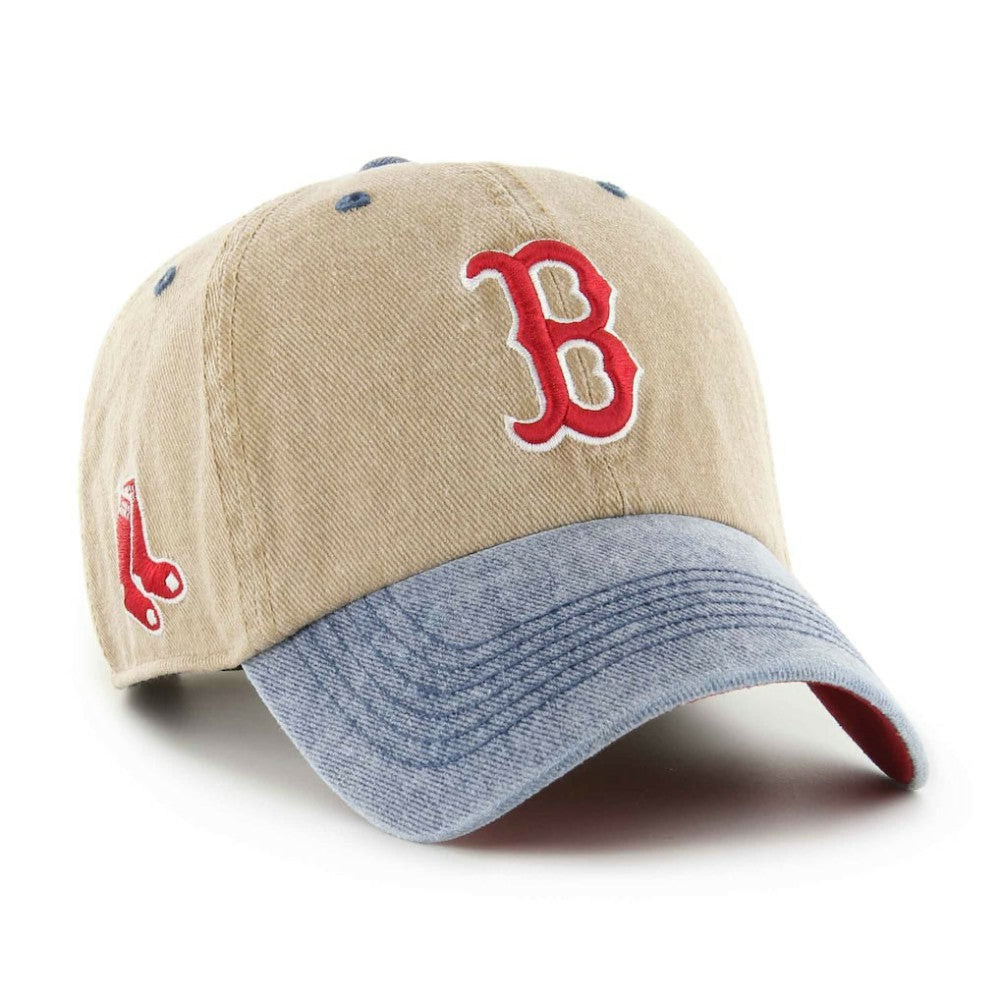 Khaki Boston Red Sox '47 Eldin Two-Tone Adjustable Hat