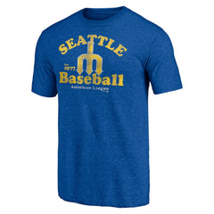 Heather Royal Seattle Mariners Cooperstown Collection Our Game Tri-Blend T-Shirt