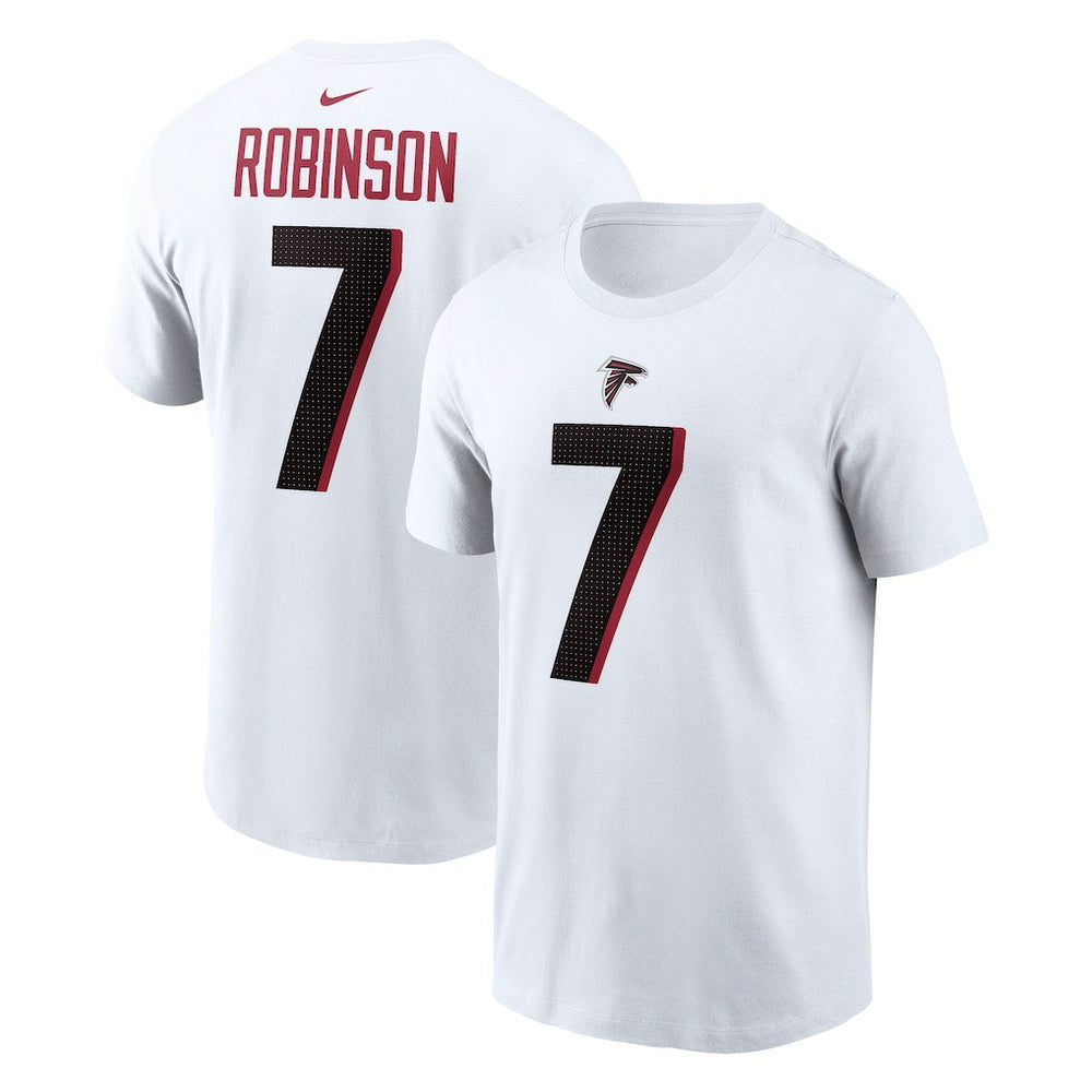 Bijan Robinson  Player Name & Number T-Shirt - Atlanta Falcons T-shirts