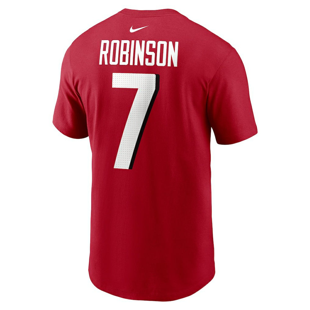 Bijan Robinson  Player Name & Number T-Shirt - Atlanta Falcons T-shirts
