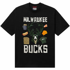 Milwaukee Bucks NBA x MARKET Unisex Claymation T-Shirt