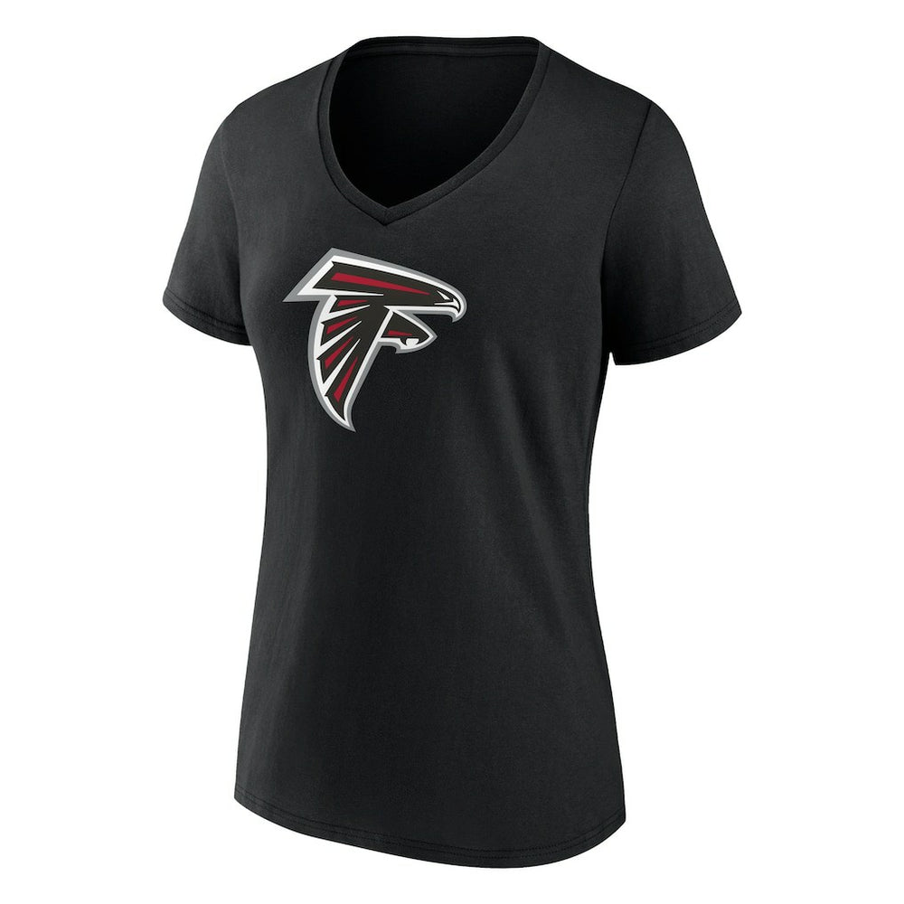 Bijan Robinson  Women's Icon Name & Number V-Neck T-Shirt - Atlanta Falcons T-shirts