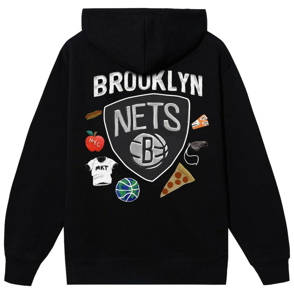 Brooklyn Nets NBA x MARKET Unisex Claymation Pullover Hoodie