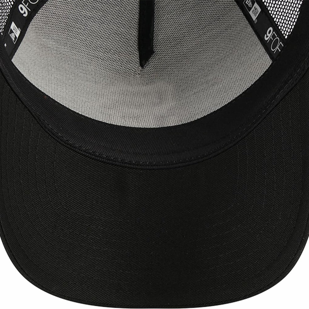 Black San Francisco Giants New Era A-Frame 9FORTY Trucker Adjustable Hat