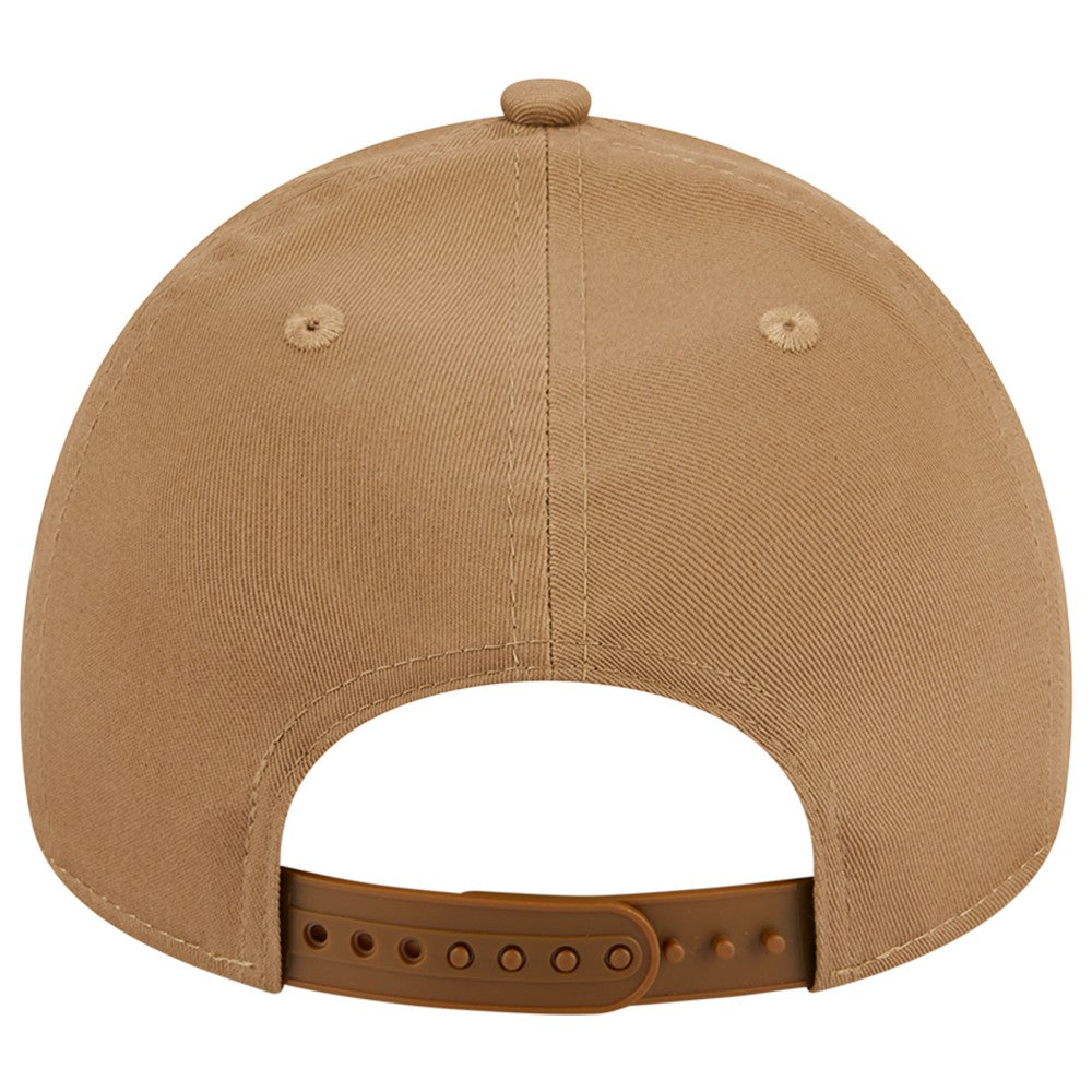 Khaki Milwaukee Brewers New Era A-Frame 9FORTY Adjustable Hat