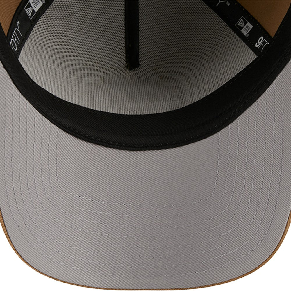 Khaki Milwaukee Brewers New Era A-Frame 9FORTY Adjustable Hat