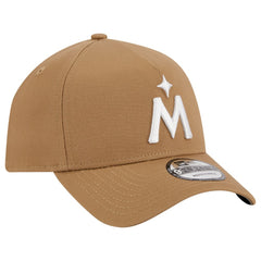 Khaki Minnesota Twins New Era A-Frame 9FORTY Adjustable Hat