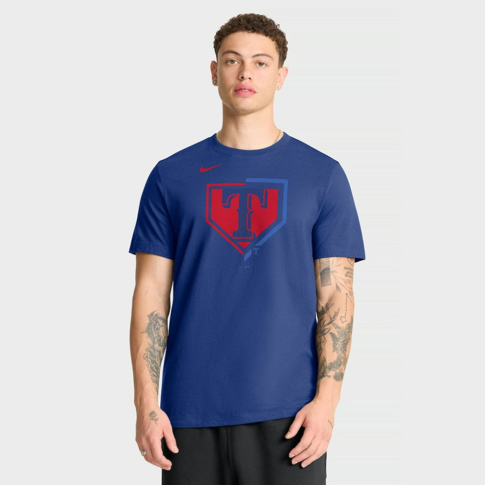 Royal Texas Rangers Nike Icon T-Shirt